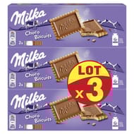 Milka choco biscuits lot de 3x150g