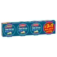 Saupiquet thon nature 04x15 3+1offert 112g