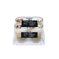 Verrines truite fromage frais et légumes croquants 4x40g