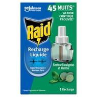 Raid recharge électrique 45 nuits eucalyptus & menthe x1