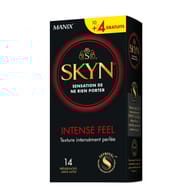 Manix préservatifs skyn intense feel 10+4 offerts