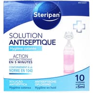 Steripan solution antiseptique unidose 10 x 5 ml