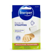 Steripan bande strapping 2,5m x 6cm
