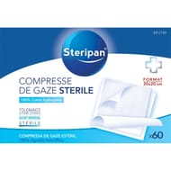 Steripan compresse de gaze 20x20cm x60