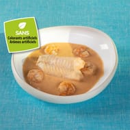 Dos de cabillaud et sa sauce crémée au piment