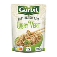 Garbit - curry vert riz basmati et poulet coco doypack 300g