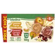 Bledina coupelles fruits prix choc pommes poire mandarine