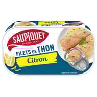 Saupiquet filets thon citron 1/6 115g