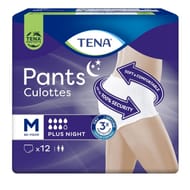 Tena culottes incontinence plus night médium X12