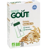 Good goût céréales avoine blé riz dès 6 mois bio 200g