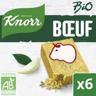 Knorr bio cubes bouillon boeuf bio 60g