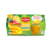 Del monte coupelle ananas mangue ss sucres ajoutes 4x62g