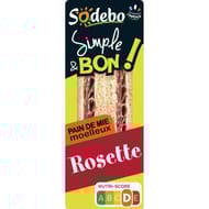 Sodebo club simple et bon complet rosette 125g