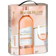 Roche mazet igp pays d'oc grenache cinsault rosé bib 3l 12%vol