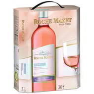 Roche mazet igp pays d'oc merlot rosé bib 3l 12%vol
