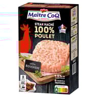 Maître Coq steak haché 100% poulet 8x100g