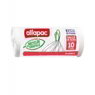 Alfapac sacs à liens coulissants salle de bains 10lx20