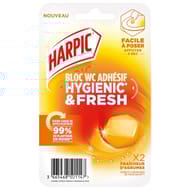 Harpic bloc wc hygienic&fresh fraîcheur d'agrumes x2
