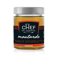 Chef de france moutarde au piment d'espelette 190g