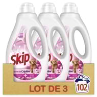 Skip lessive liquide touche de cajoline lot de 3 x 1.53l