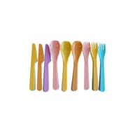 Couverts reutilisables couleurs ass x18
