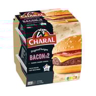 Original burger bacon x2 310g Charal