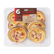Mini quiches lorraines x6 fe 300g bigard