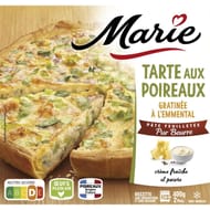 Marie tarte aux poireaux grtinée à l'emmental 400 g