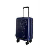 Valise rigide 55cm multimédia bleu fonce aerial