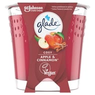 Glade bougie cosy apple & cinnamon cire