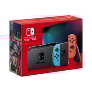 Console switch + joy-con rouge neon & bleu neon