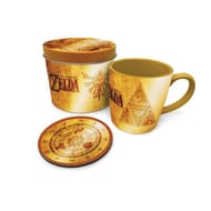 Coffret metal zelda golden triforce