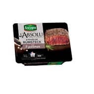 Paves de boeuf rumsteck marines aux 3 poivres x2 240g Socopa