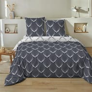 Parure housse de couette 200x200 + 2 taies 63x63 illo