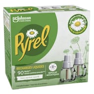 Pyrel recharge liquide 45 nuits électrique répulsif moustiques 32mlx2