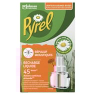 Pyrel recharge liquide répulsif moustiques agrumes boisés 45 nuits 32ml
