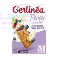 Gerlinéa barres repas fourrées  myrtilles 360g