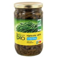 Nature bio haricots verts très fins 345g