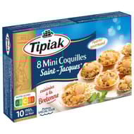 Tipiak 8 mini coquilles St Jacques à la Bretonne 100g