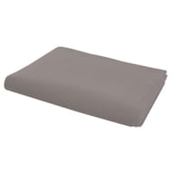 Drap plat 240x310 "uni 57 fils taupe"