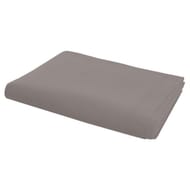 Drap plat 180x290 "uni 57 fils taupe"