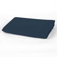 Drap plat 240x310 "uni 57 fils bleu"