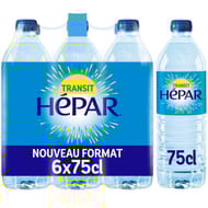 Hépar eau minéralle naturelle 6x75cl