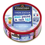 Connetable thon albacore entier au naturel 100% filets 1/5 112g