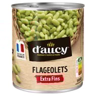 D'aucy flageolets extra fins 4/4 530g