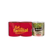 D'aucy pois extra fins carottes 3x530g lot familial