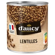 D'aucy lentilles préparées 4/4 530g
