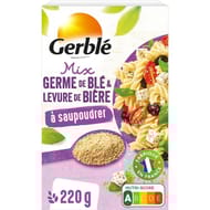 Gerblé mix germe de blé et levure de bière à saupoudrer 220g