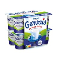 Gervais le petit suisse nature 9.5%mg 12x60g