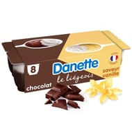Danette le liégeois vanille chocolat 8x100g